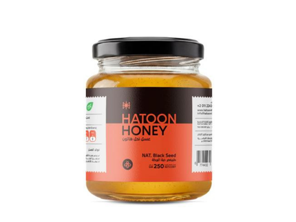 هاتون عسل حبة البركة الطبيعي 250 جم